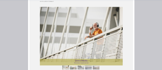 Слайдер фотографий для размещения фотогалерей в текст страниц