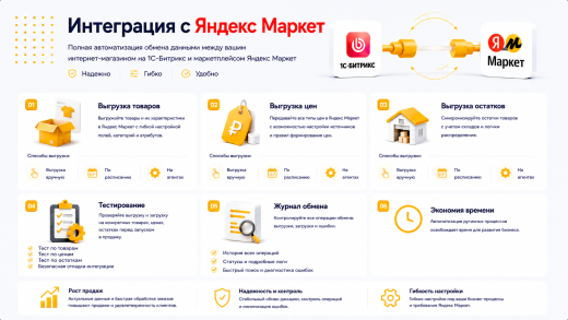 Комплект модулей: Интеграция с Ozon и Яндекс Маркет