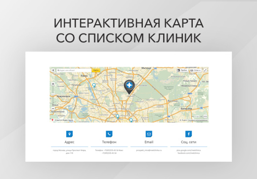 Адаптивный сайт медицинской организации