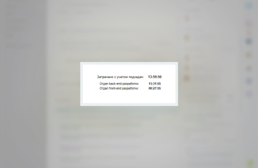 whatAsoft: Затраченное время с учётом подзадач