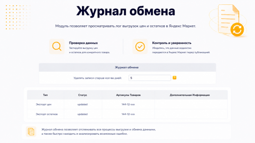 Интеграция с Яндекс Маркет