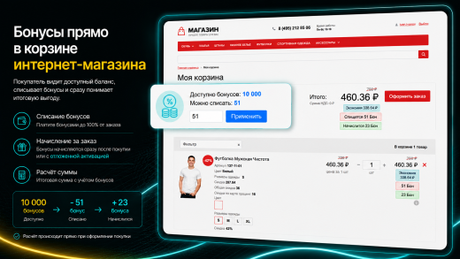 БонусПлюс: единая программа лояльности для интернет-магазина и розницы