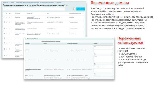 Ammina. Регионы (филиалы и представительства). Мультирегиональность на доменах и URL адресах