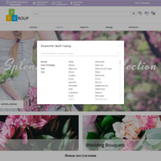 Pvgroup.Flower - Интернет магазин цветов и комнатных растений №60152
