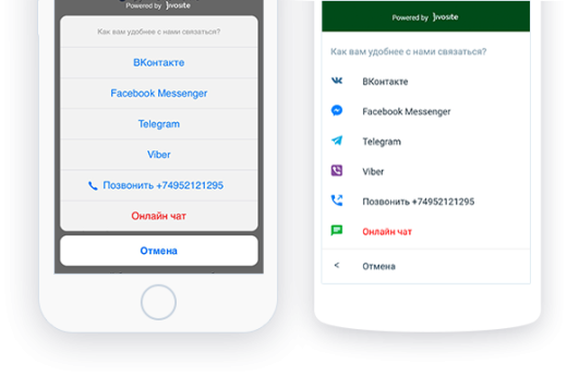 Онлайн консультант JivoSite