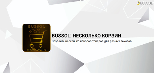 Bussol: Несколько корзин — несколько корзин в интернет-магазине