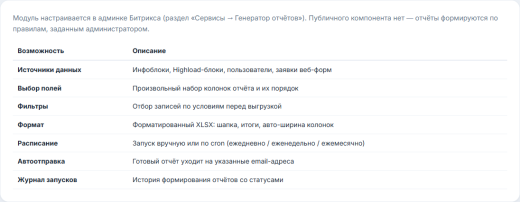 My Office Map: Генератор Excel-отчётов